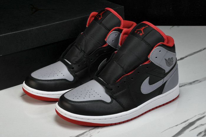 jordan 1 mid bred shadow - dq8426-006