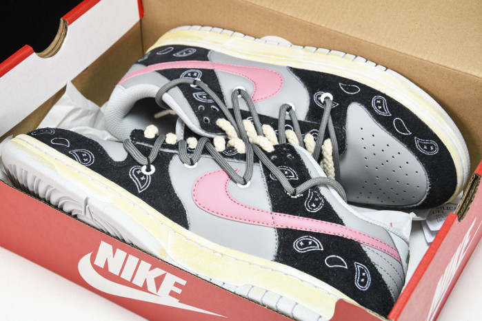 dunk low prm sb "cashew nut flower fl002