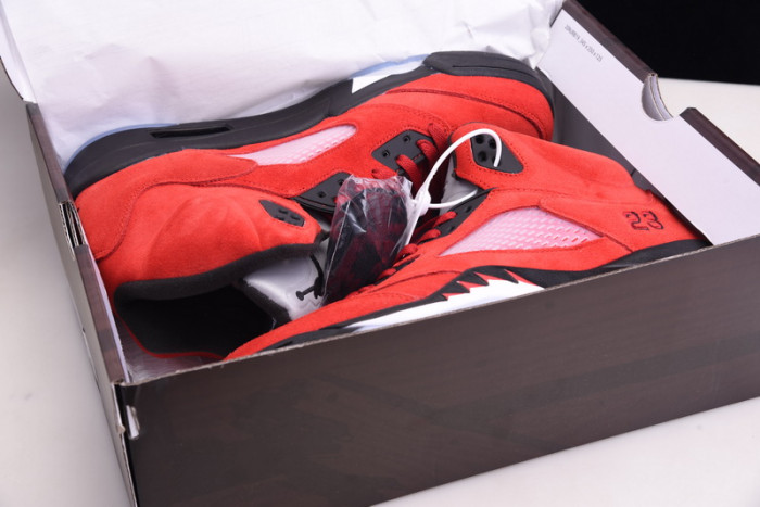 air jordan 5 raging bull 2021 red suede dd0587-600