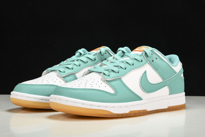 nike dunk low white turquoise (w) - dv2190-100