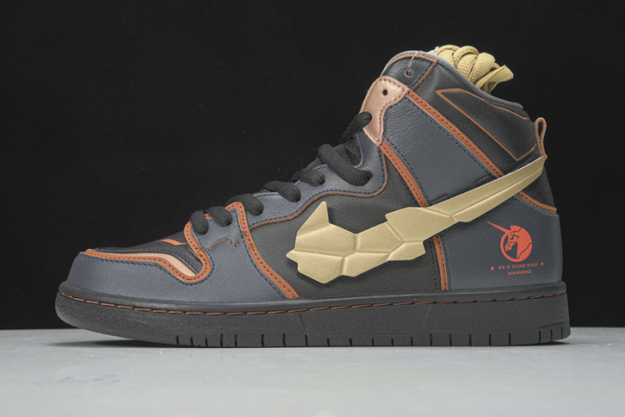 gundam x nike sb dunk high "banshee" dh7717-400