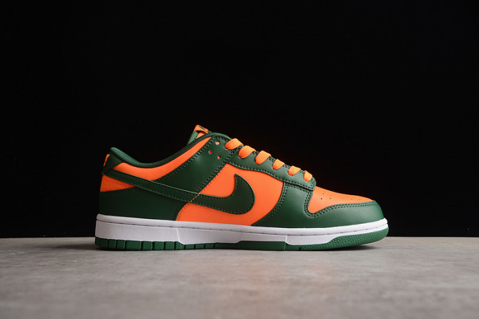 nike dunk low retro miami hurricanes - dd1391-300