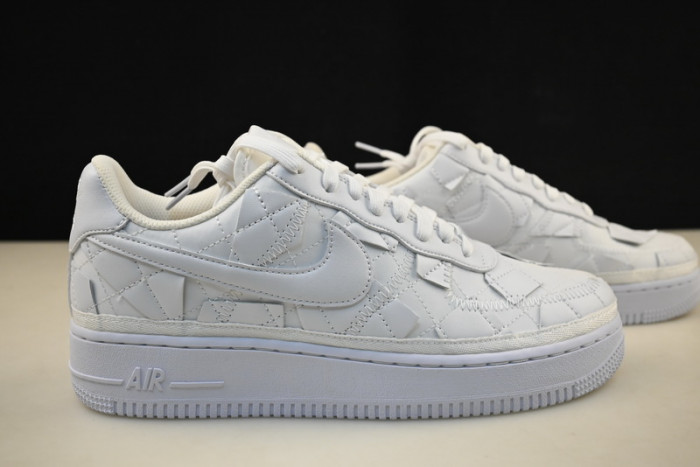 billie eilish nike air force 1 triple white dz3674-100