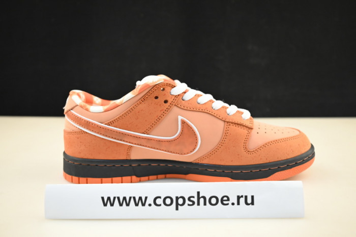 concepts x nike sb dunk low “orange lobster” fd8776-800