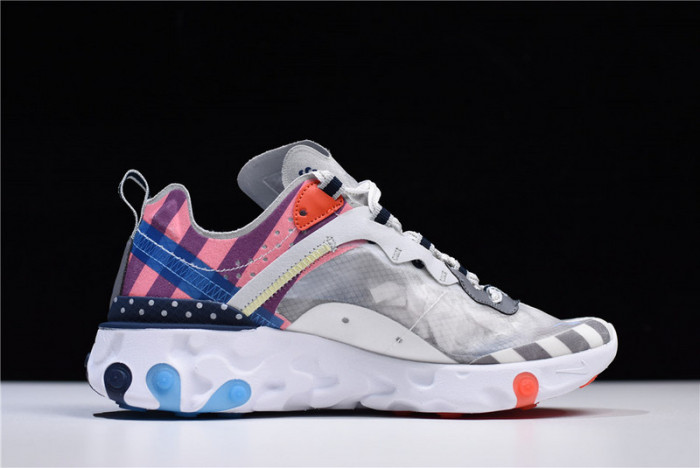parra x nike react element 87 white/multi-color aq3057-100