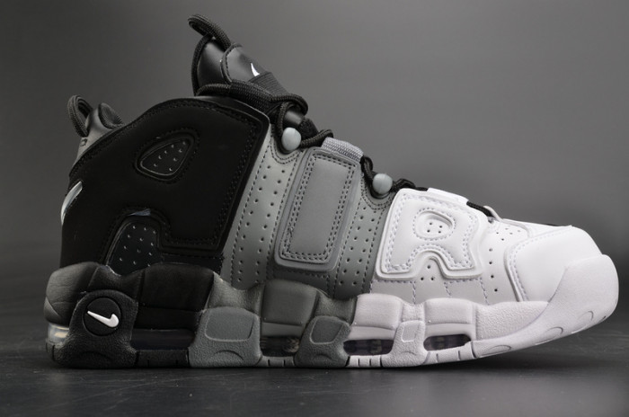 nike air more uptempo “tri-color” black-grey-white mens 921948-002