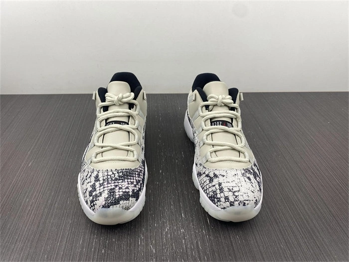 Practical Jordan 11 Retro Low Snake Light Bone CD6846- 4107