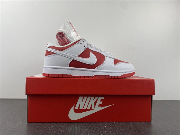 Minimalist Nike Dunk Low Championship Red DD1391- 4817