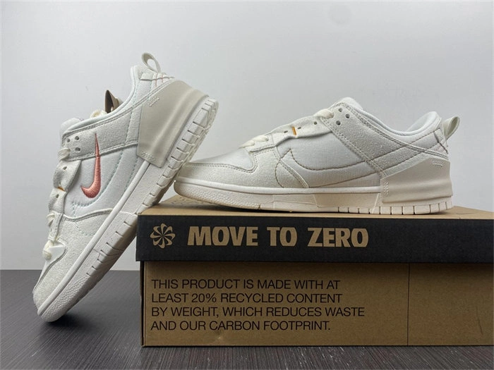 Minimalist Nike Dunk Low Disrupt 2 Pale Ivory DH4402- 4759