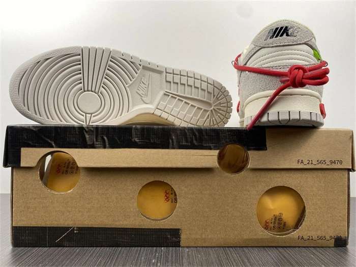 Nike Dunk Low Off-White Lot 40 DJ0950- WrinkleFree 5051