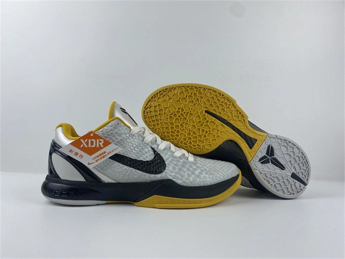 Nike Zoom Kobe 6 White Del Sol 436311- Durable 4998